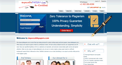 Desktop Screenshot of impeccablepapers.com